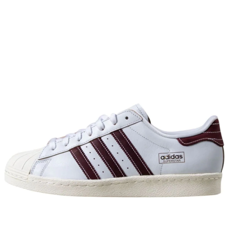Adidas Originals Men's White Superstar 80 ADV Sneakers, JP8529 (No Box)
