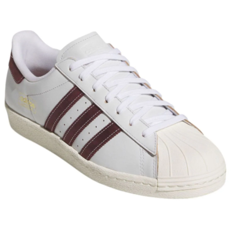 Adidas Originals Men's White Superstar 80 ADV Sneakers, JP8529 (No Box)