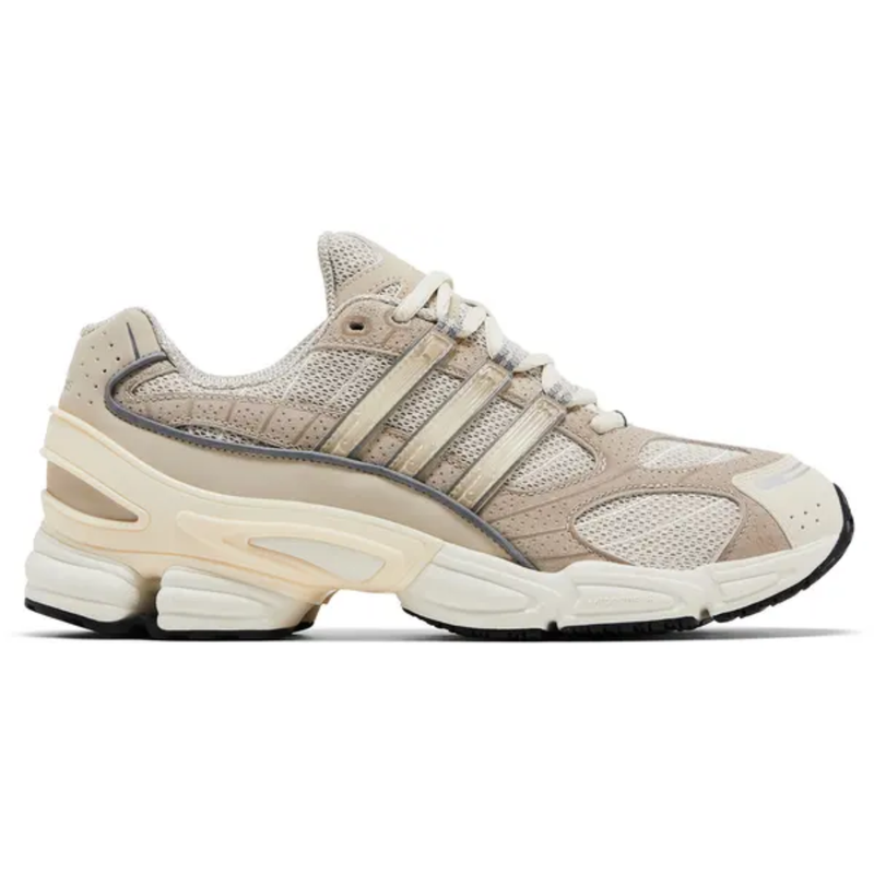 Adidas Men's Cream Ozweego Pro 'Alumina' Sneakers, IH0411 (No Box)
