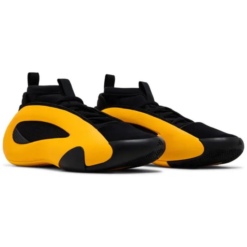 Adidas Men's 'Black Yellow' Harden Vol. 8 Sneakers, IG6589 (No Box)