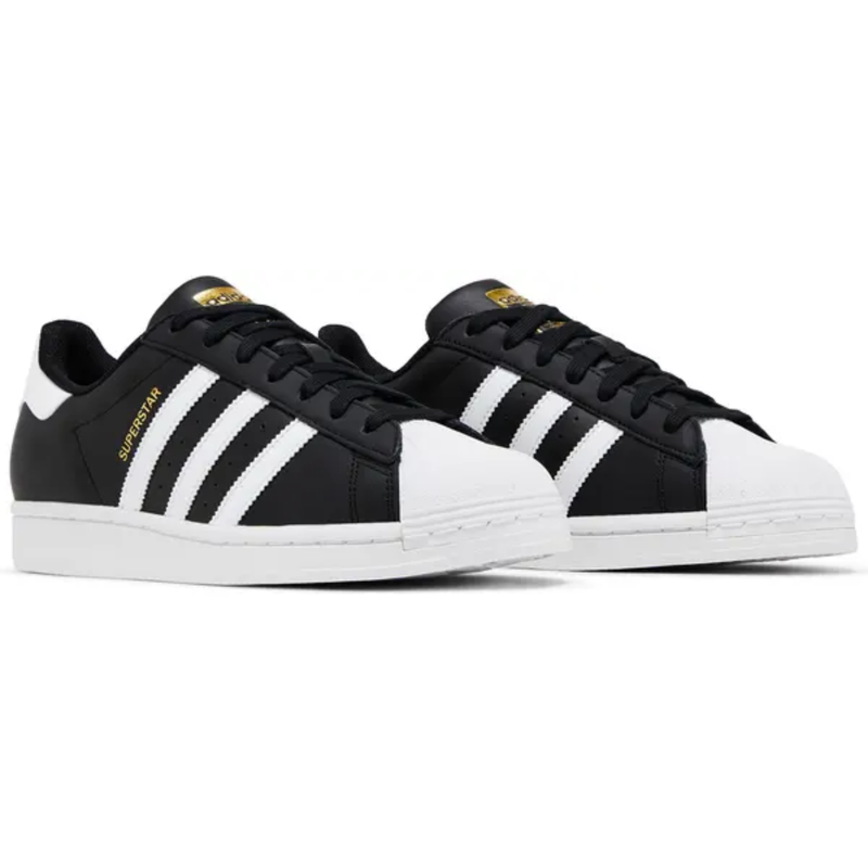 Adidas Men's Black Superstar 2024 Sneakers, ID4636 (No Box)