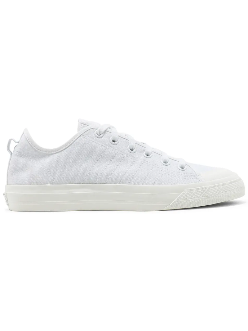 Adidas Men's White Nizza Canvas Sneakers, EF1883 (Damaged Box)