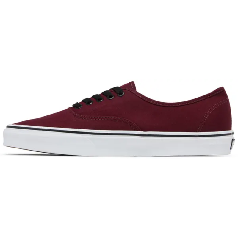 Zapatillas Vans de lona auténticas color burdeos para hombre, VN000QER5U8