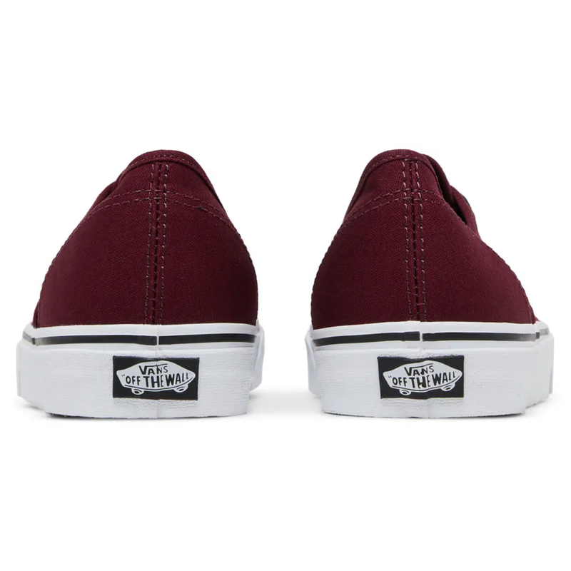 Zapatillas Vans de lona auténticas color burdeos para hombre, VN000QER5U8