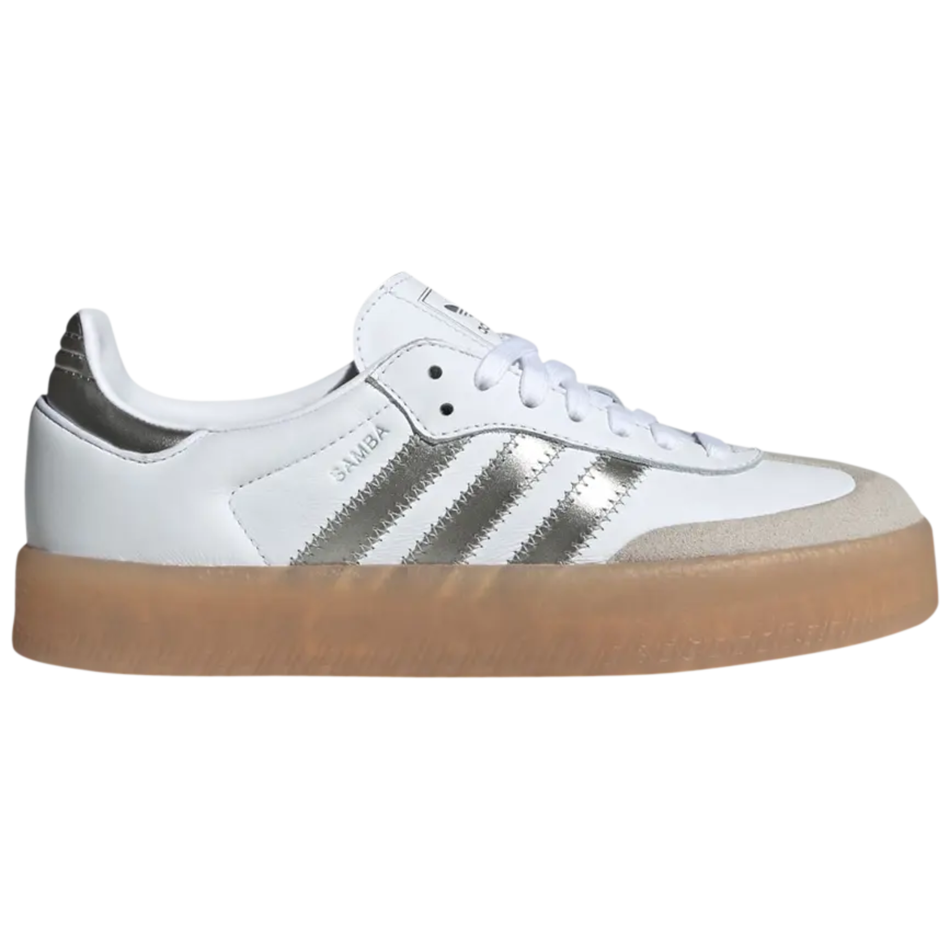 Zapatillas Adidas Originals Sambae plateadas para mujer, JS3943