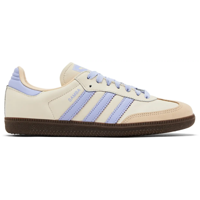 Zapatillas Adidas Originals Samba OG para mujer, color crema, blanco y violeta, JI2678
