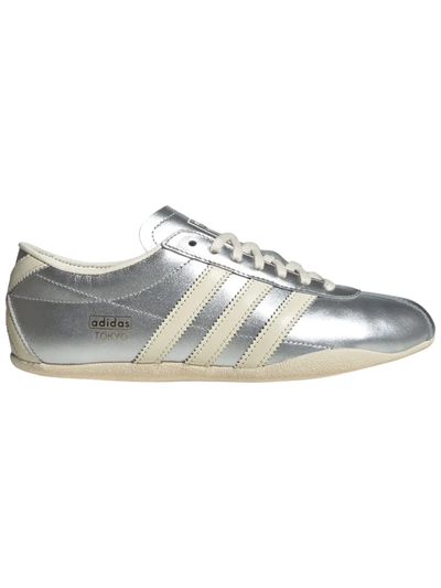 Adidas Originals Women's Tokyo Sneakers, Silver Metallic / Cream White / Gold Metallic, JQ0593