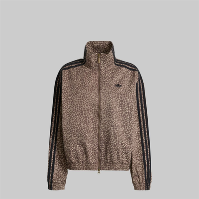 Adidas Originals Women's Firebird Oversized Aop Denim Jacket, KD2815