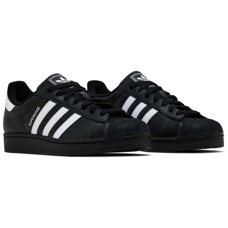 Zapatillas Adidas Originals Superstar II negras para hombre, JI0079