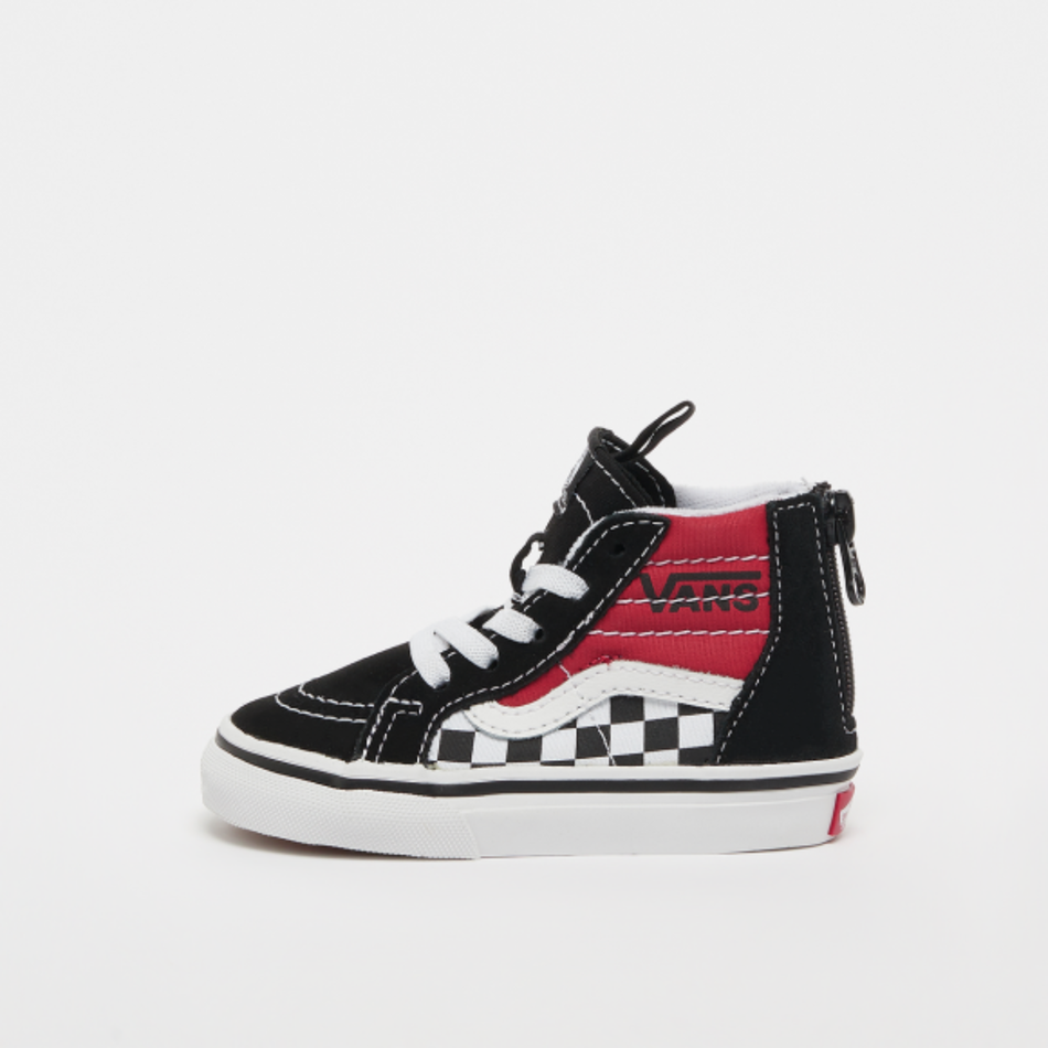 Zapatillas Vans SK8 Hi Zip negras para niños pequeños, VN000XG5458