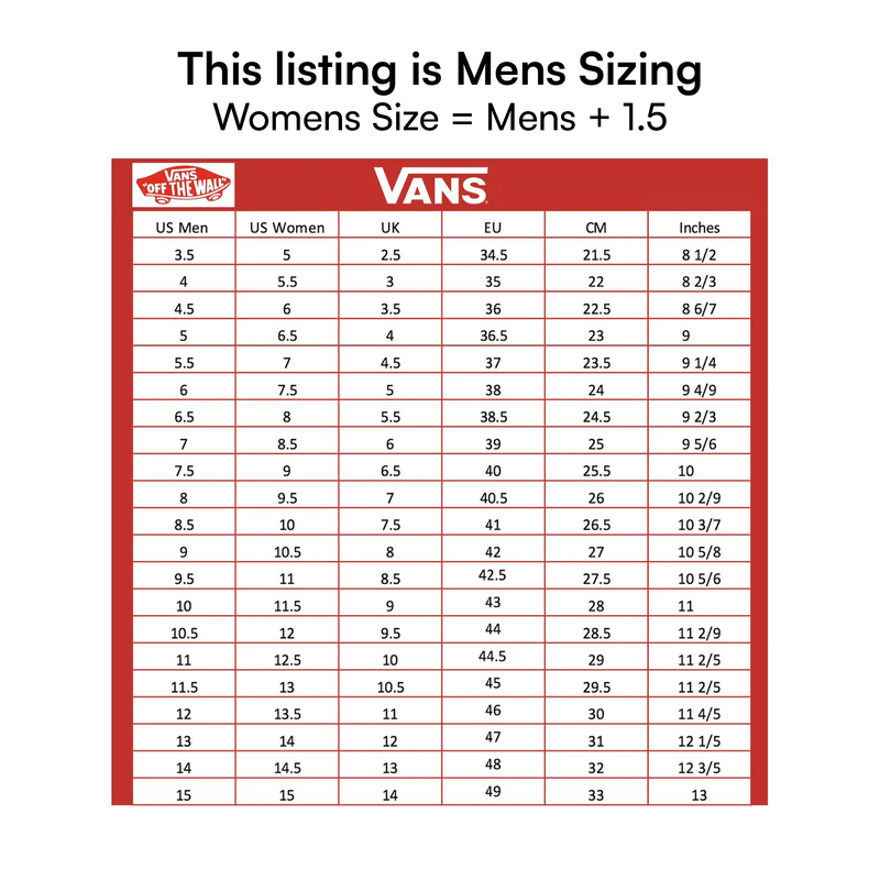 Vans Mary Jane Flats, In the Shadows Black, (Talla de hombre) VN000CRRBKA