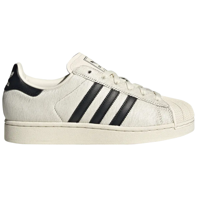 Zapatillas Adidas Originals Superstar II blancas con pelo de poni para mujer, JQ7418