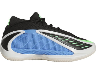 Adidas Anthony Edwards 2 Kids Basketball Shoes, Blue Fusion / Zero Metalic / Lime Burst, JS3509