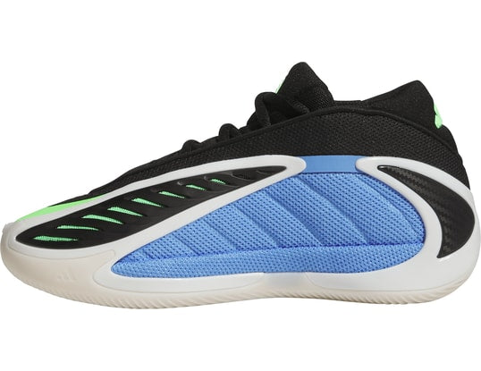 Adidas Anthony Edwards 2 Kids Basketball Shoes, Blue Fusion / Zero Metalic / Lime Burst, JS3509